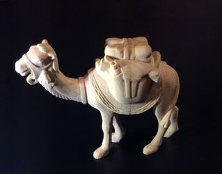 Carved Wooden Camel