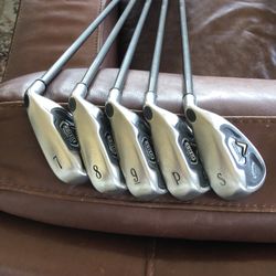 Ladies Callaway Fusion RH irons set 7-SW RCH system 45i ladies graphite shafts