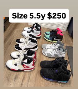 Jordan retros size 5.5y package deal $250