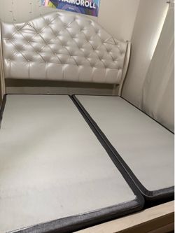 Cama king usada