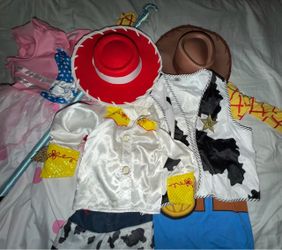 Family costume Toy Story, Jessy,Bep boo whit accesorios