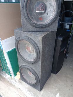 MASSIVE AUDIO 15" Subwoofers Speakers
