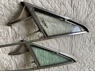Two Vintage 1963 Ford Galaxy Vent Windows 