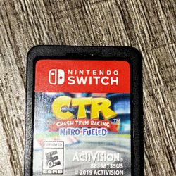 Nintendo switch CTR crash team racing