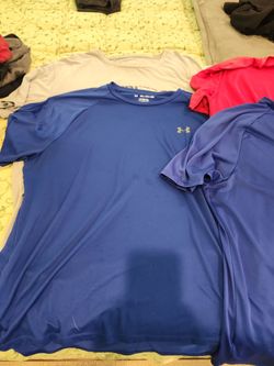 4 Under Armour Athletic T-Shirts 2XL