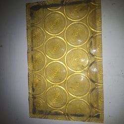 Antique Stained/frosted/coke Bottle Glass