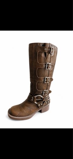 LEMONADE by Princess Polly Brown Buckle boots