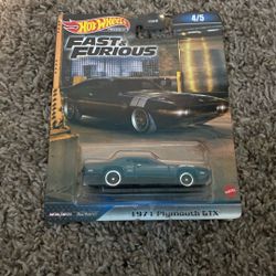 New Hot Wheels Premium Fast & Furious 1971 Plymouth GTX