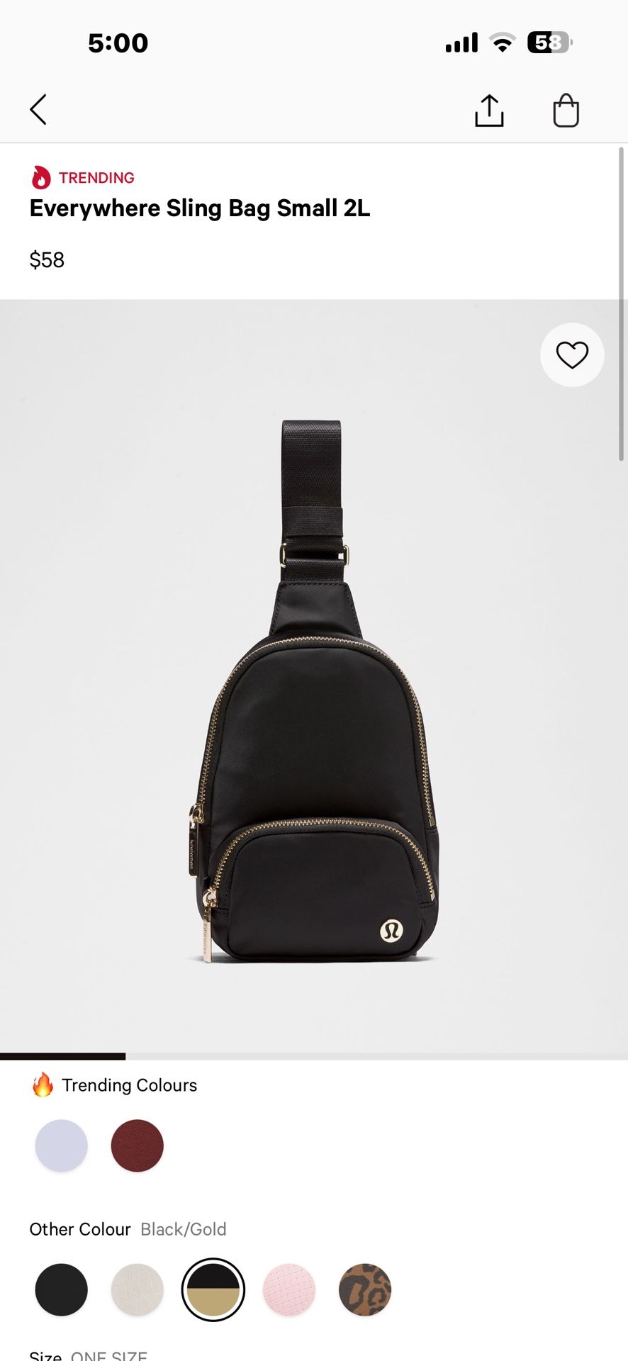 Lululemon Everywhere Sling (2L)