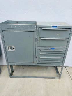 Adrian Steel Van Storage Cabinet with Drawers