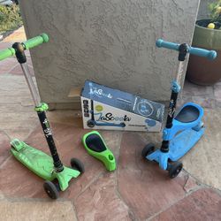 2 Light Up Scooters 