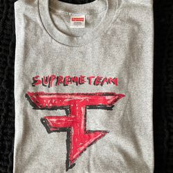 FaZe Supreme Blank T Shirt Gray (2018) OG
