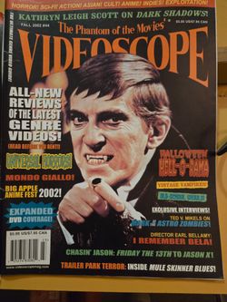 Vintage "Videoscope magazine (terror)