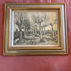 Vintage Van Gogh Art Framed