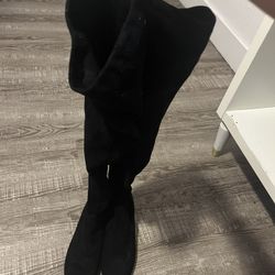 Thigh High Black Boots 