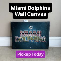 Miami Dolphins Wall Canvas (1 Available)