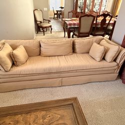 2 Gold couches
