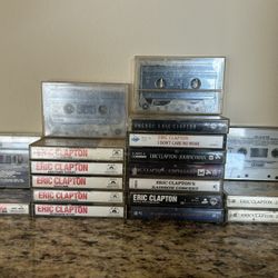 Eric Clapton Cassette Lot 19 Tapes Derek And The Dominos Unplugged Yardbirds