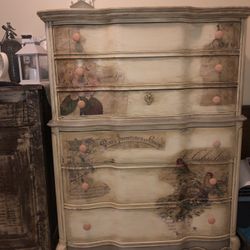 Restored French provincial dresser $600 must see