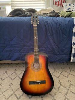 Acoustic Guitar Sunburst Finish