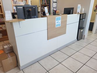 Receptionist desk