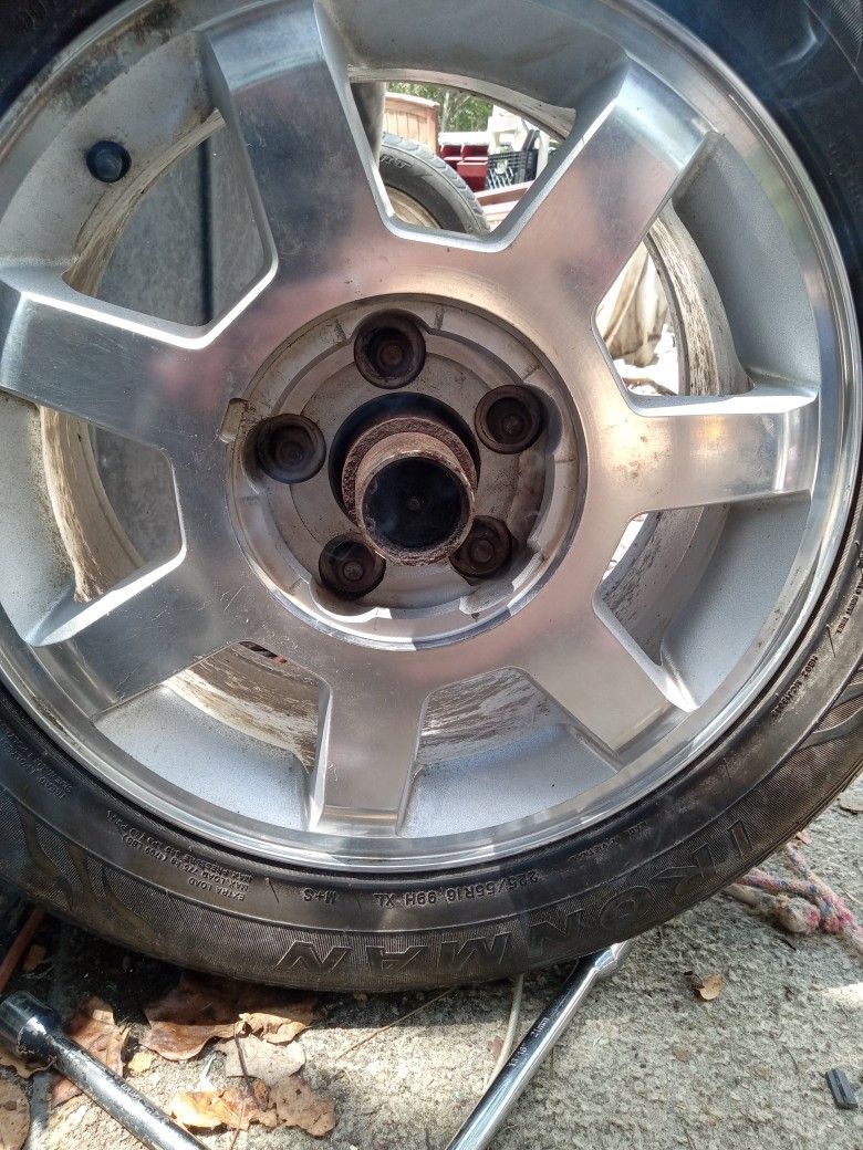 3 Tires (New) And Rims