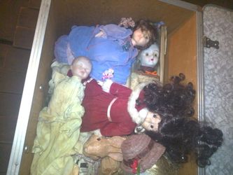 Vintage porcelain doll lot