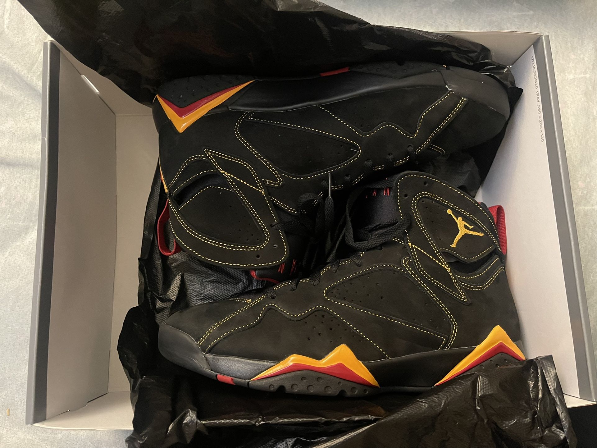 Black Varsity Red Citrus Jordan 7s 100% Authentic From SNKRS APP With Reciept Proof