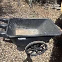 Yard wheel barrow