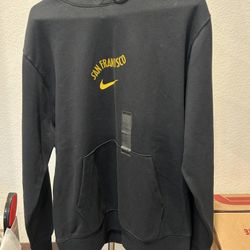 GSW hooded sweatshirt Large