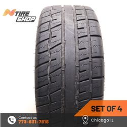 Set of 4 Used  8/32  215/45ZR17  91Y  Uniroyal  Power Paw A/S