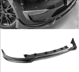 Car Front Bumper Spoiler Lip Cover Splitter Compatible for Tesla Model Y 2020-2023/  Parachoques delantero