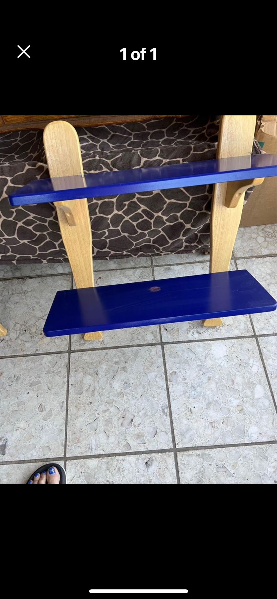 Shelves With Baseball Bat