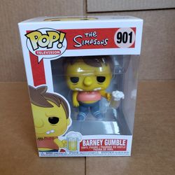 Funko Pop! Television The Simpsons #901 Barney Gumble Vinyl Figure W/Protector