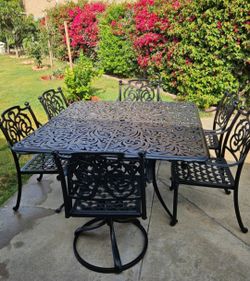 Hanamint 7pc dining set/outdoor Furniture/Cash Only
