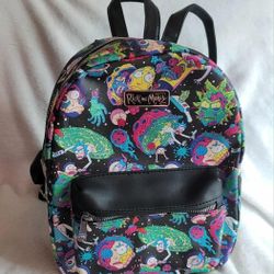Rick and Morty Bioworld Mini Backpack