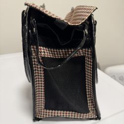 Pet Carrier Bag – Small Dog/Cat – Houndstooth