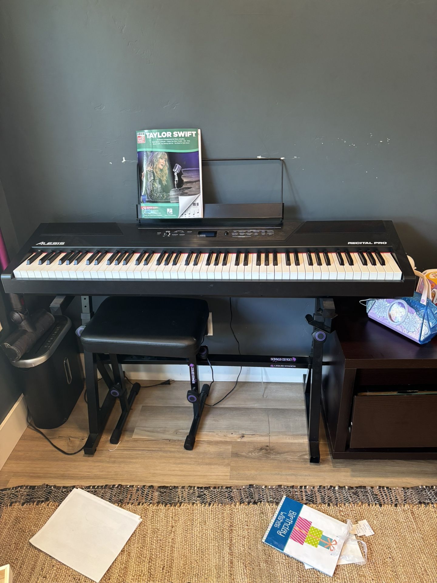 Alesis Recital Pro Keyboard, Stand, Seat $500 Value