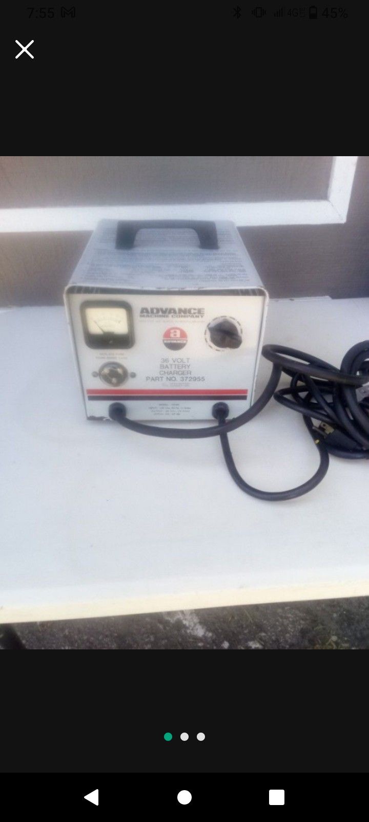 36V Golf Cart Battery Charger