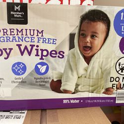 Premium Fragrance Free Baby Wipes 12 Pack