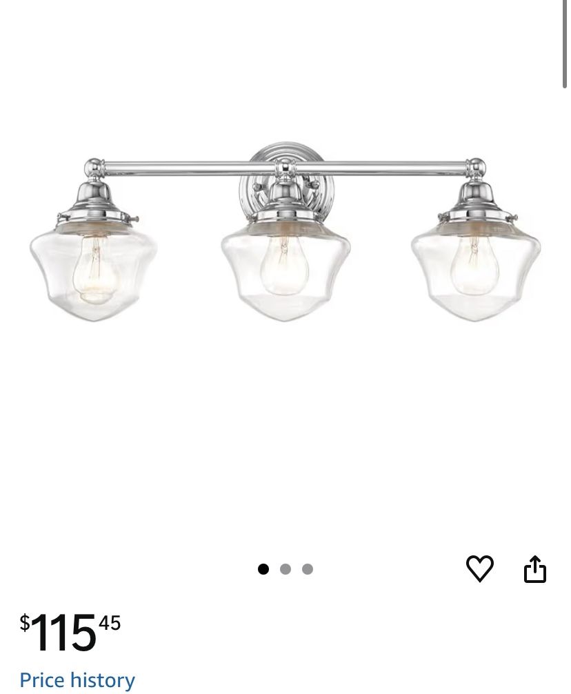 2 Bathroom Vanity lights