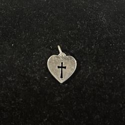 James Avery Crosslet Heart Charm
