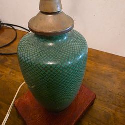 Mid century table lamp $50