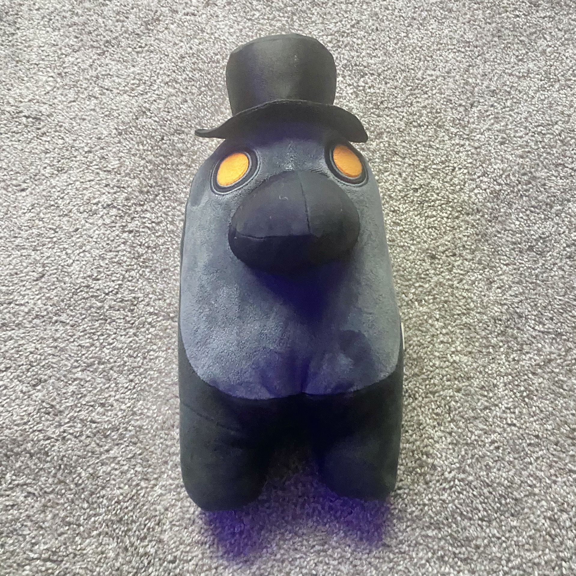 Authentic Among Us Rare Plush Black Plague Doctor Plush Animal