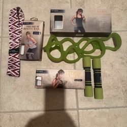 Halle Berry Re Spin Booty Band Dumbbells Resistance Loop