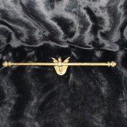 Brass Swan Necklace Holder