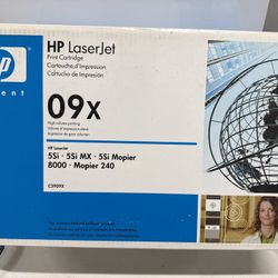 HP 09X C3909X LaserJet Black Toner Cartridge NEW SEALED BOX Genuine