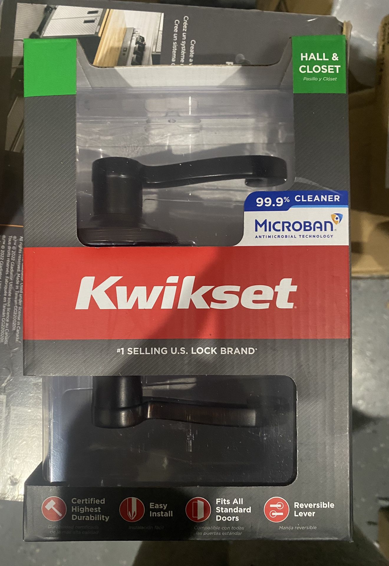 Kwikset Hall & Closet Door Knob