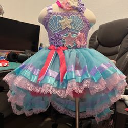Mermaid Tutu 2 In 1 Dress For 1st Birthday