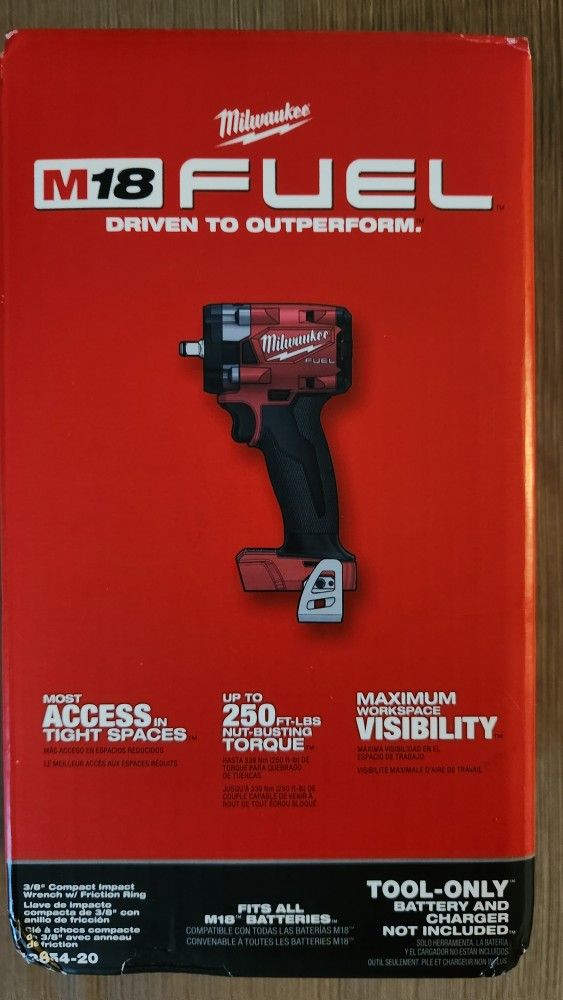 Milwaukee Fuel M18 Impact Wrench 3/8"